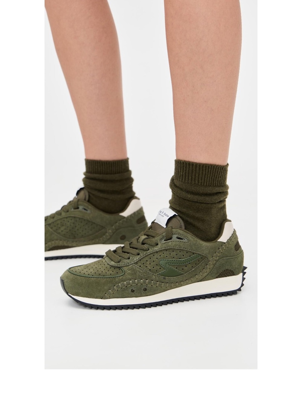 Women's Green Rb Drift Runner Sneakers 39